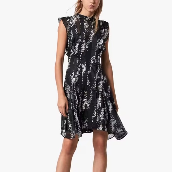 AllSaints Fleur Cultivar Dress US2 - Picture 1 of 7